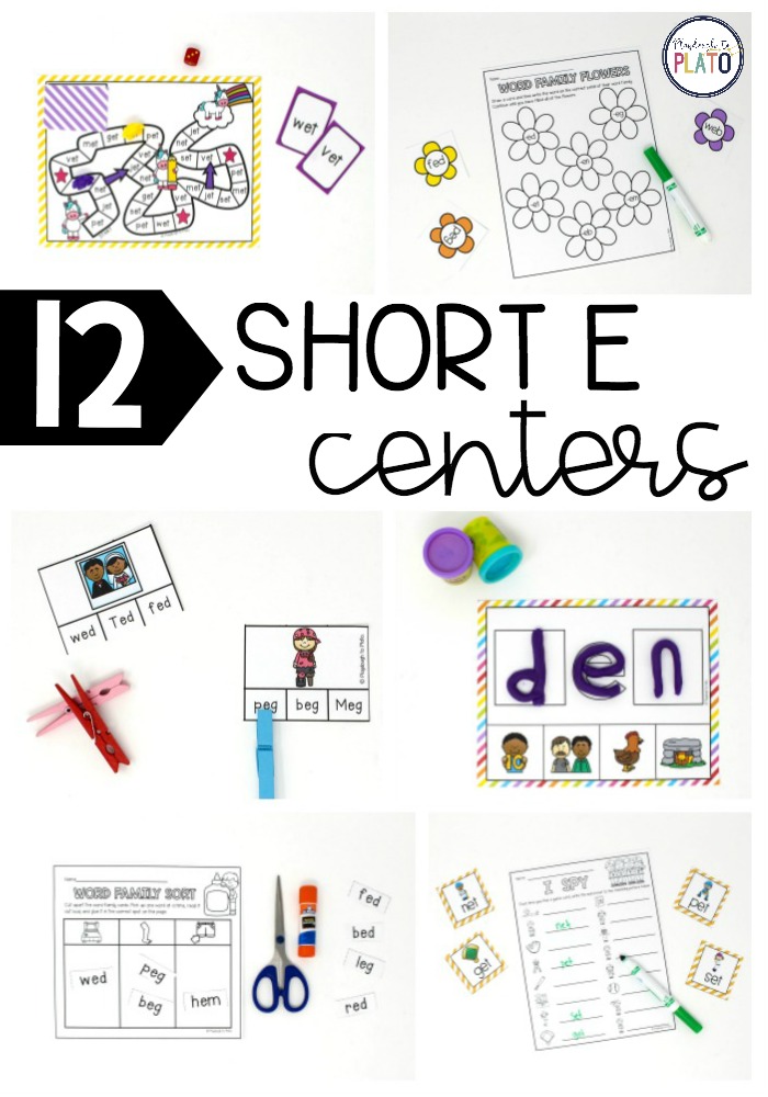 Short E Centers – Playdough To...