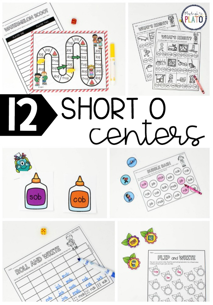 Short O Centers – Playdough To...