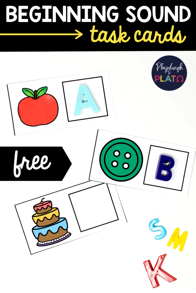 Beginning Sounds Center – Playdough To...