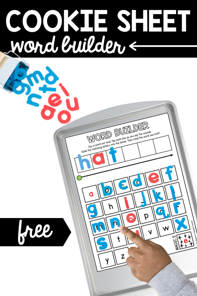 Magnetic Letter Word Work Made Easy...