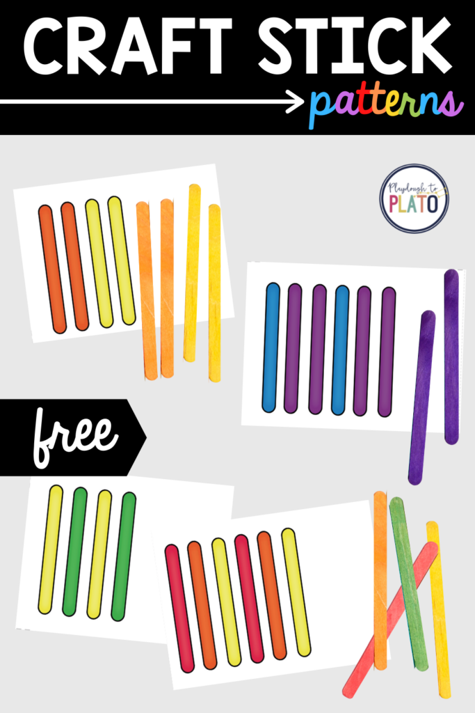 Craft Stick Patterns – Playdough To...