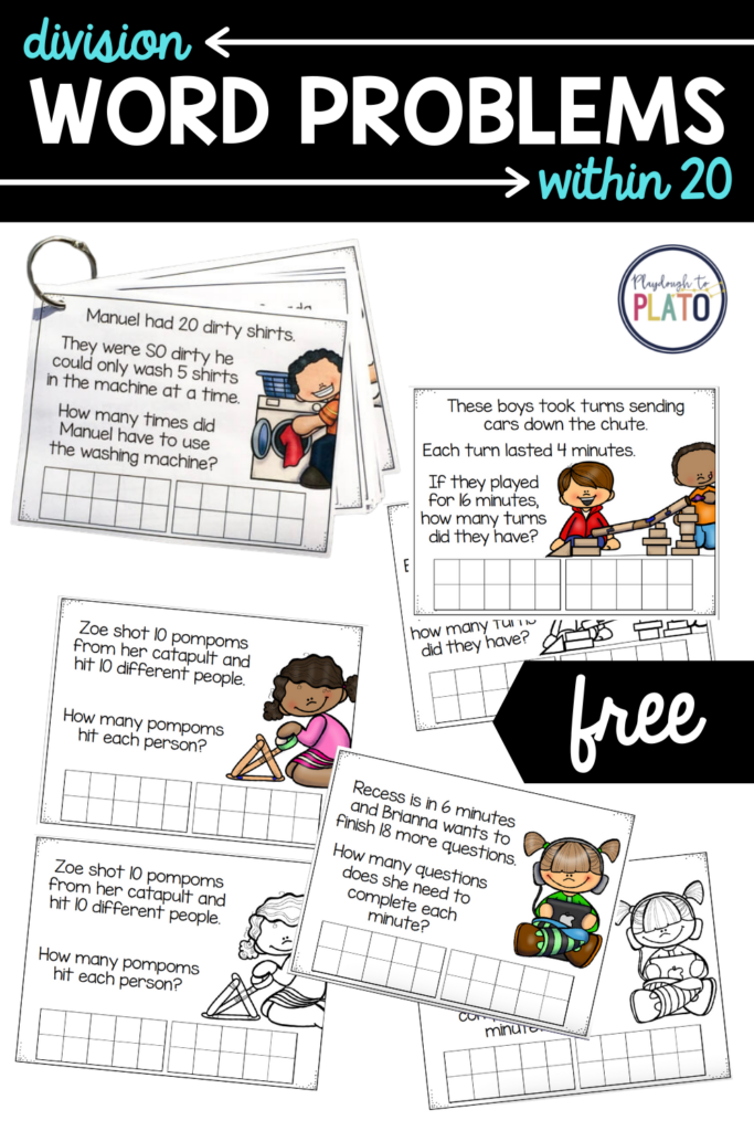 Division Word Problems within 20