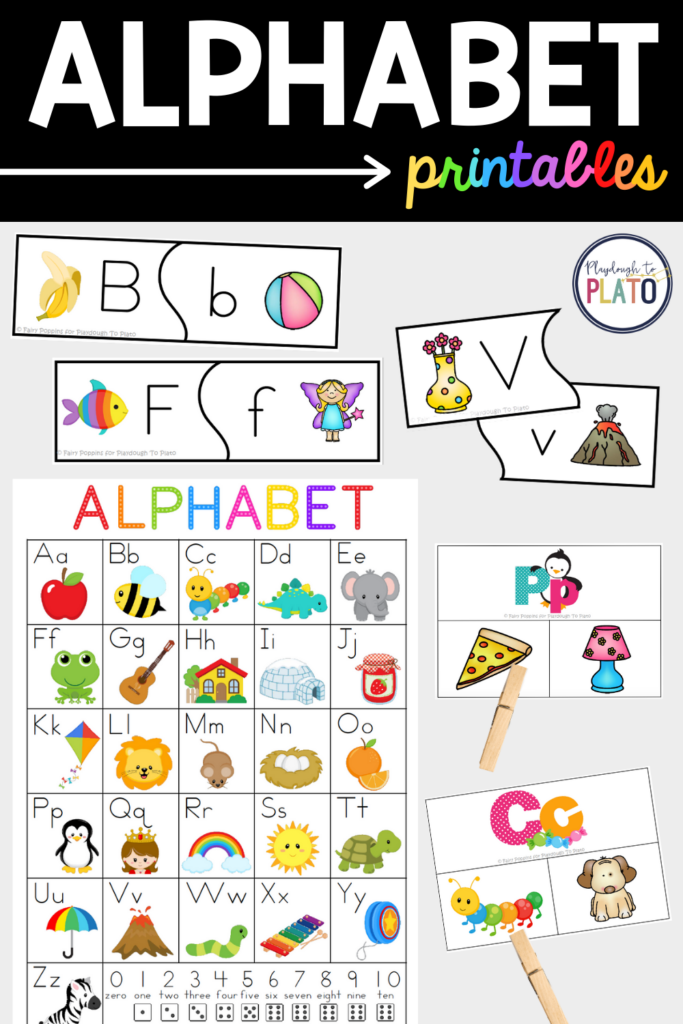 3 Fun Alphabet Printables that Help...