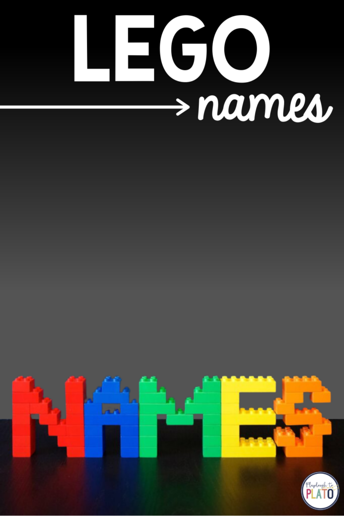 Building LEGO Names – Playdough To...