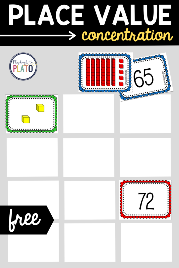 Place Value Concentration – Playdough To...