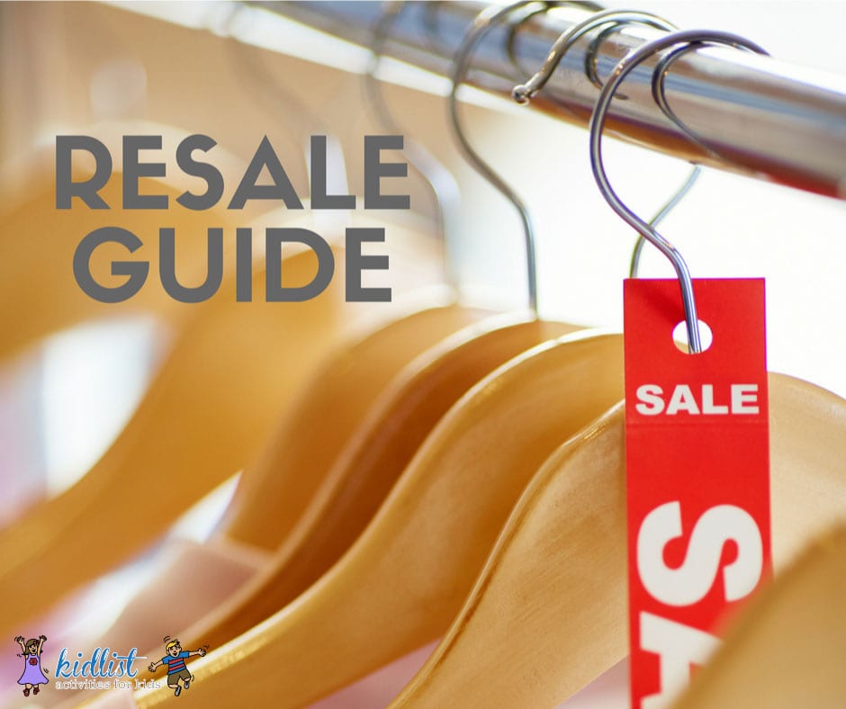 Children’s Resales and Consignment Shops to...