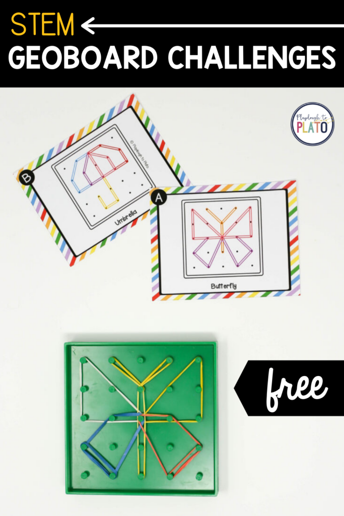 STEM Geoboard Challenges – Playdough To...