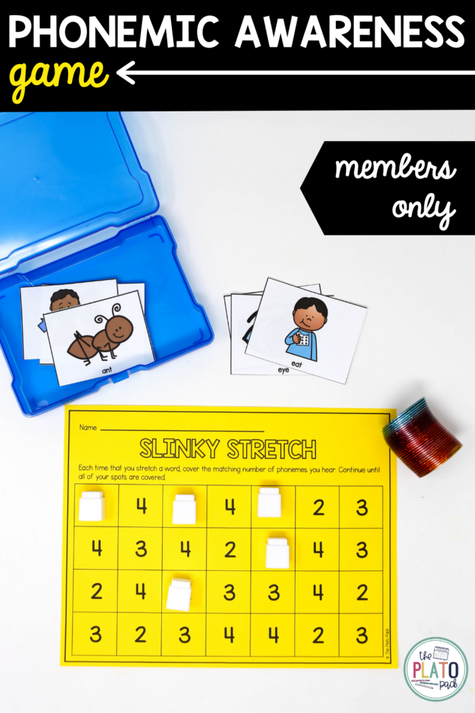 Slinky Phonemic Awareness Game – Playdough...