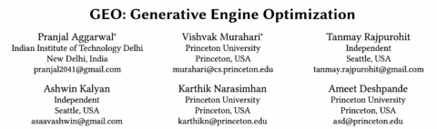 How To Win in Generative Engine...