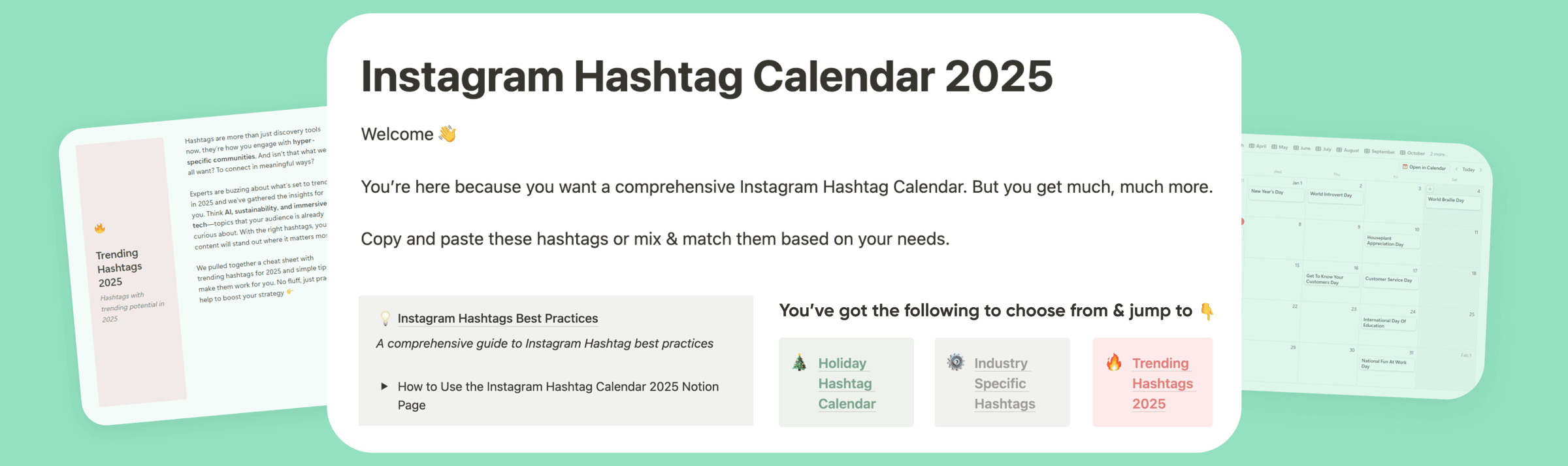 Instagram Hashtags for Each Day of...