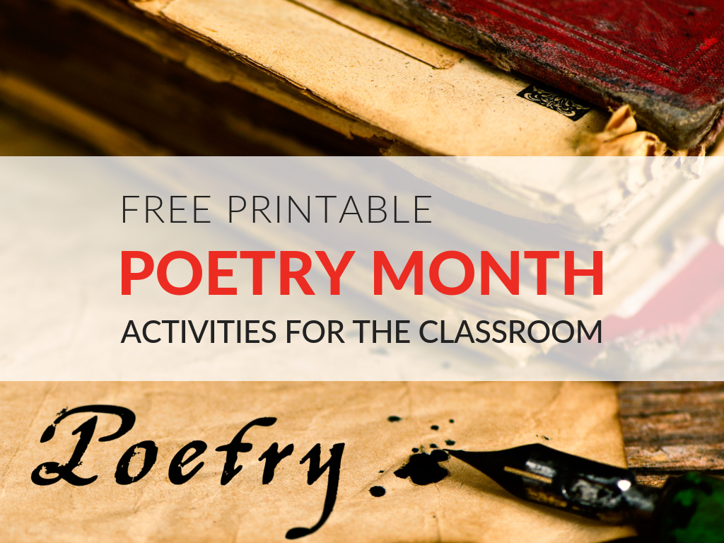 7 Free April National Poetry Month...
