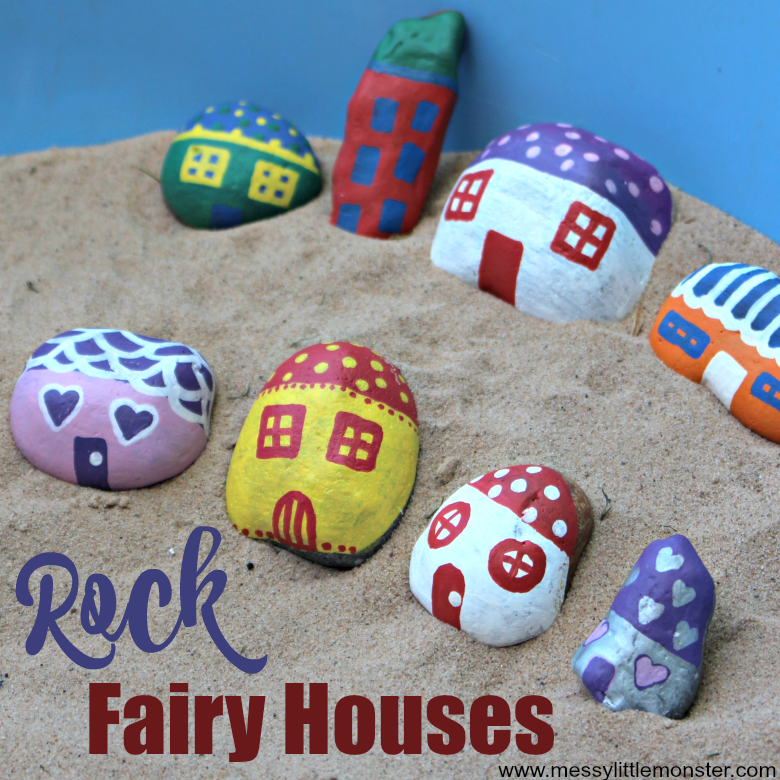 How to make painted rock fairy...