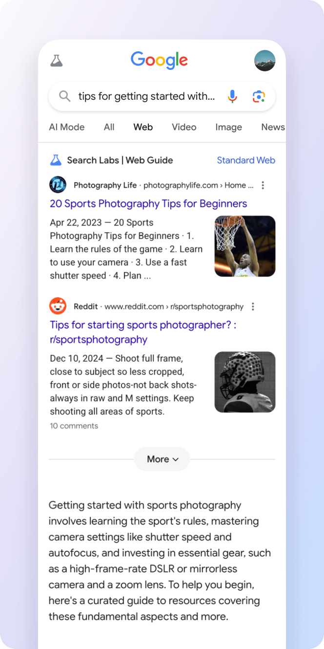 Google’s New AI Search Experiment